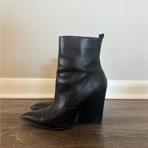 Black Leather Ankle Boots (9)